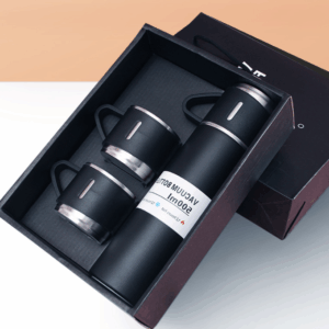 304 ธุรกิจสแตนเลสสไตล์แก้วกาแฟสูญญากาศขวดชุดของขวัญสํานักงาน ThermosBottle แบบพกพาขวด 500ML