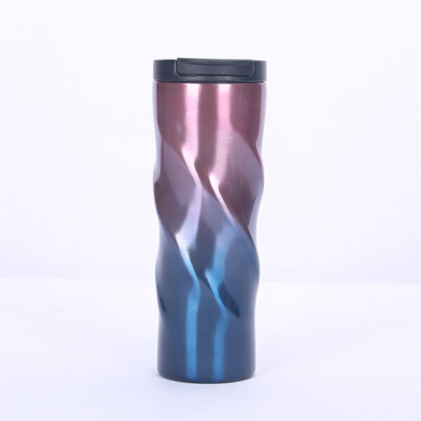 แก้วน้ำสแตนเลส  กระบอกน้ำสแตนเลส  แก้วกาแฟสแตนเลส  สีทูโทน  สแตนเลส 304 - Image 7