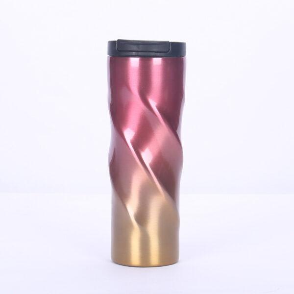 แก้วน้ำสแตนเลส  กระบอกน้ำสแตนเลส  แก้วกาแฟสแตนเลส  สีทูโทน  สแตนเลส 304 - Image 6