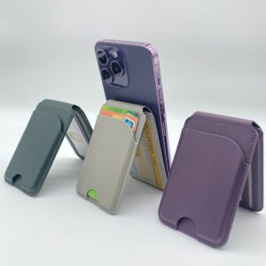 Magsafe  Magnetic Phone Holder B Cross-Border Card Holder Pu Card Holder for iPhone 17/16/15/14/13/12