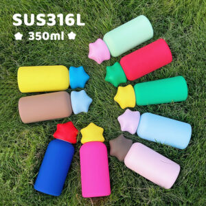 แก้วน้ำสแคนเลส  กระบอกน้ำสแตนเลส 350ml  แบบพกพา