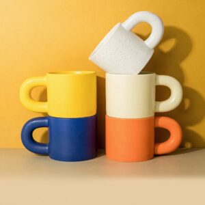 แก้วมัดน่ารัก แก้วเซรามิค  แก้ว330ml