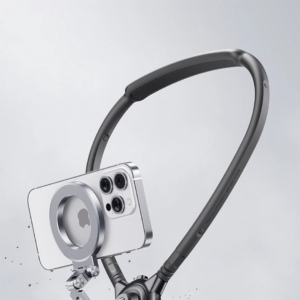 ขาตั้งโทรศัพท์มือถือแบบคล้องคอ มุมมองบุคคลที่หนึ่ง การถ่ายภาพแบบติดหน้าอก